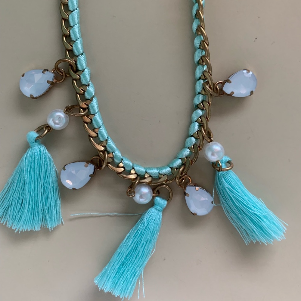 Blue necklace - Picture 2 of 5